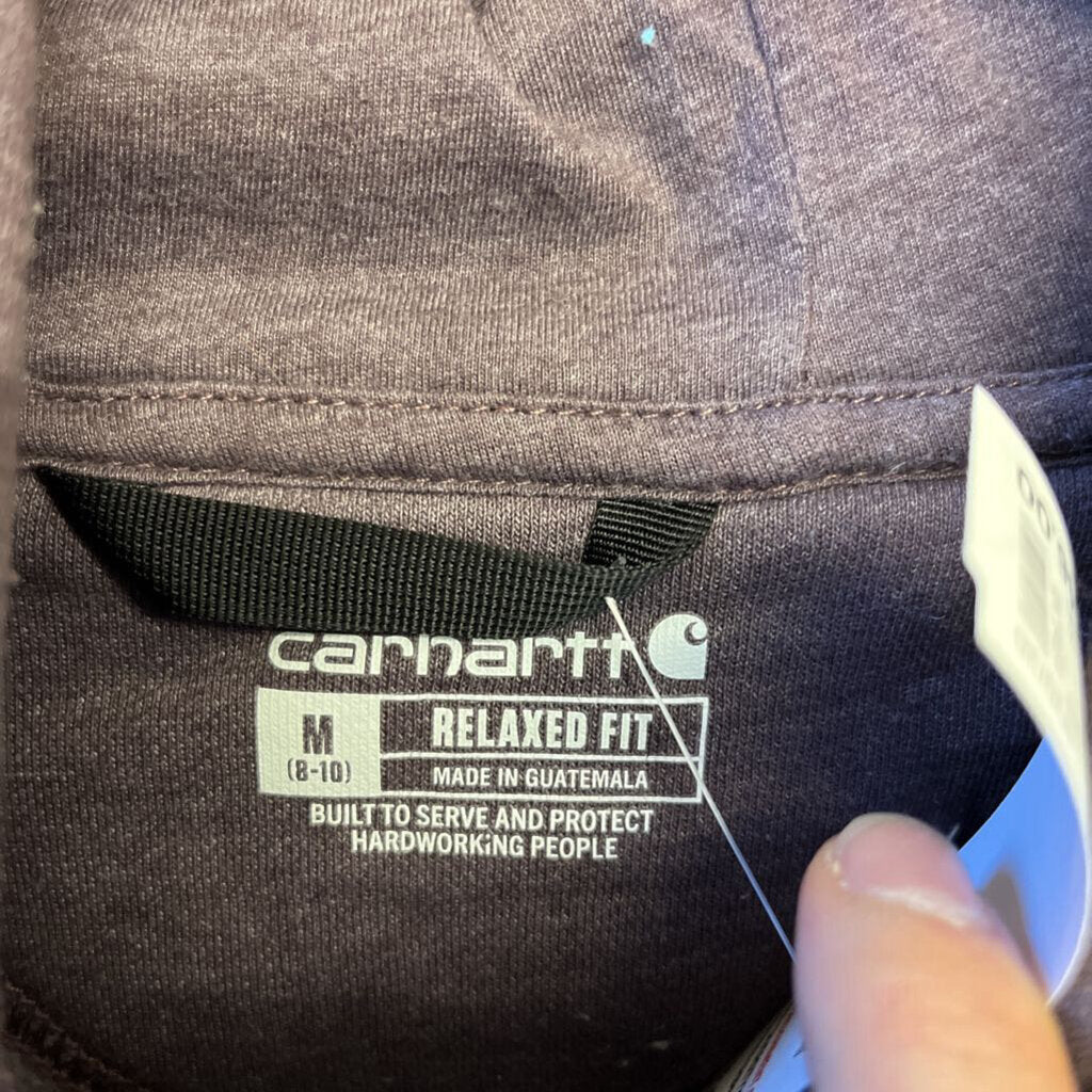 Carhartt Logo Hoodie Purple Size M