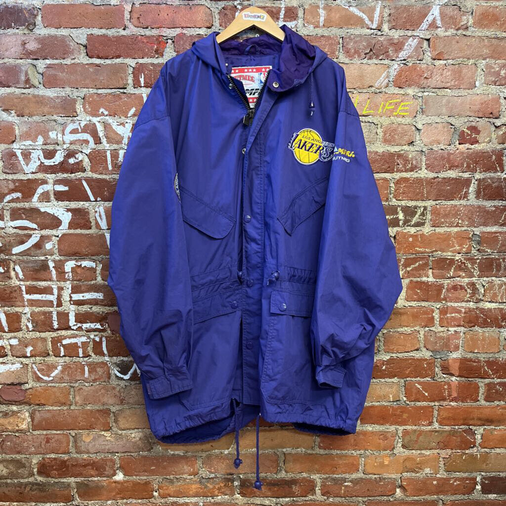 Vintage 90s Lakers Nutmeg Jacket Purple Size XL