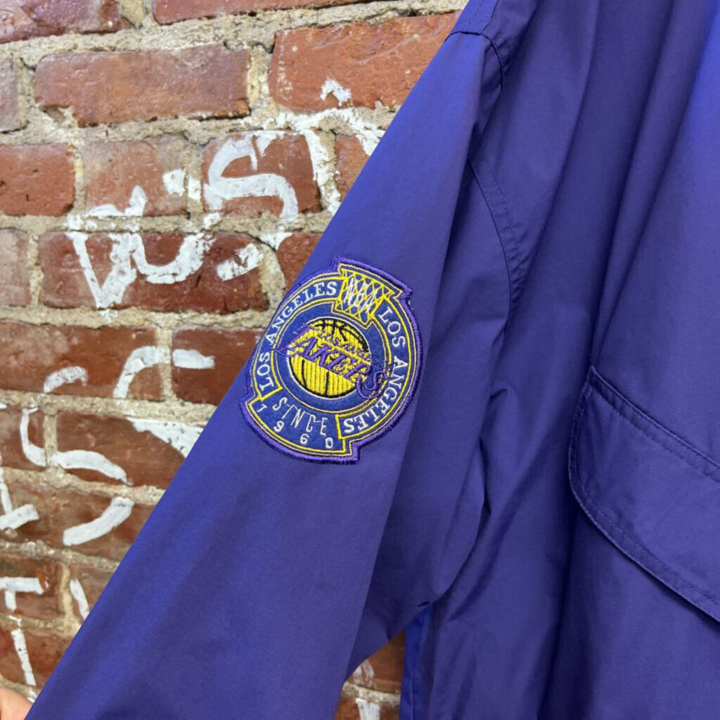 Vintage 90s Lakers Nutmeg Jacket Purple Size XL