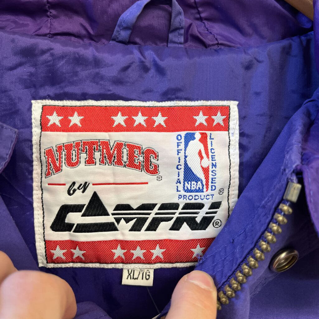 Vintage 90s Lakers Nutmeg Jacket Purple Size XL