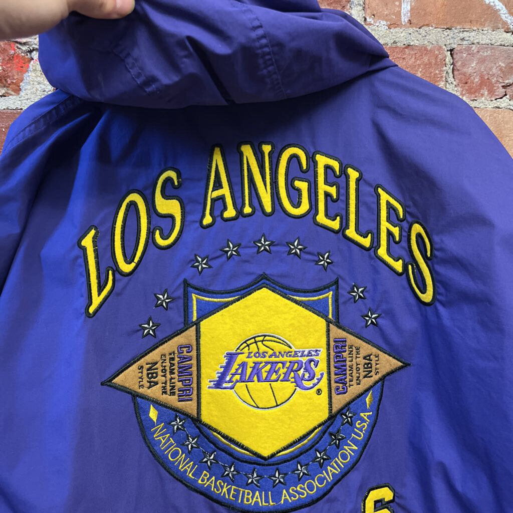 Vintage 90s Lakers Nutmeg Jacket Purple Size XL