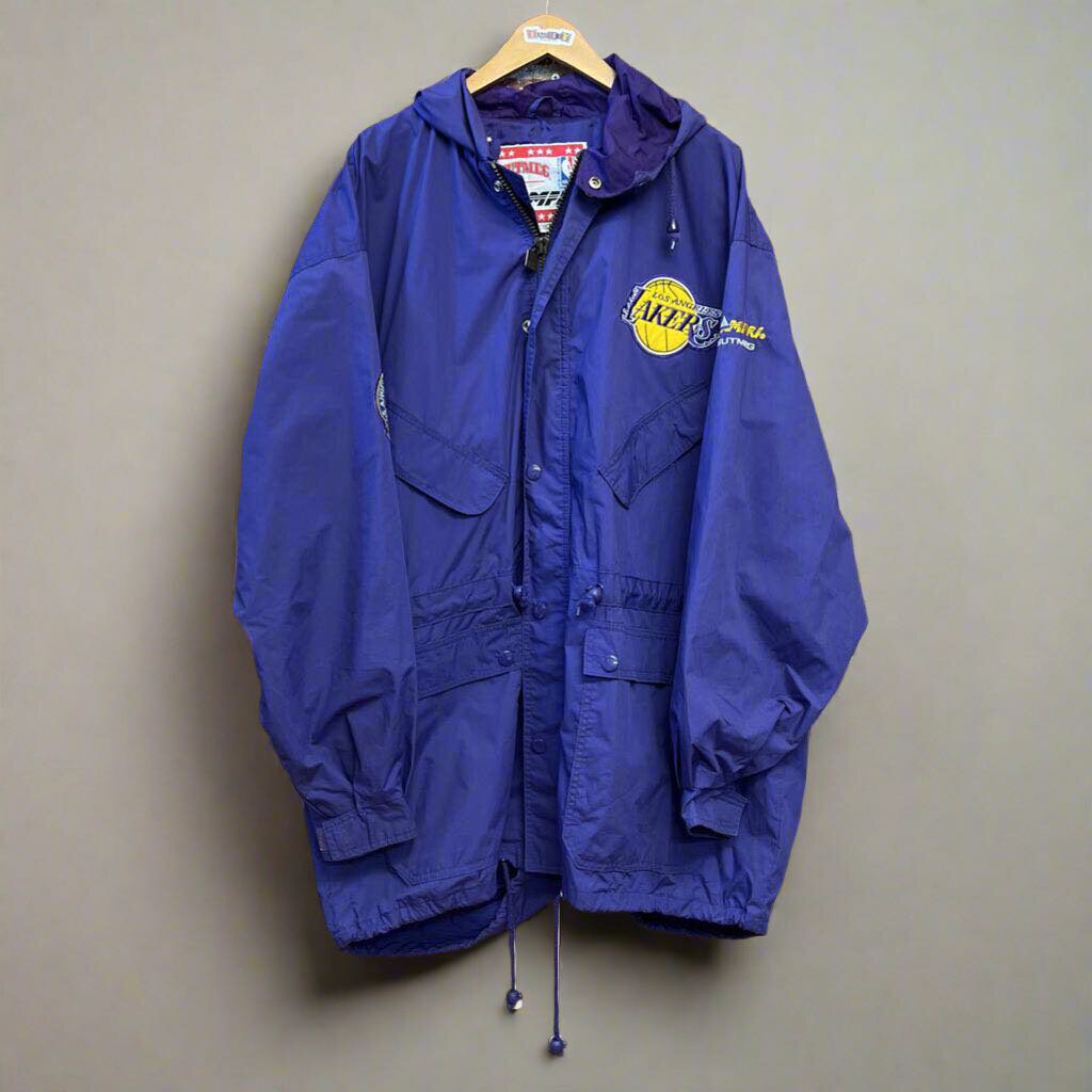 Vintage 90s Lakers Nutmeg Jacket Purple Size XL