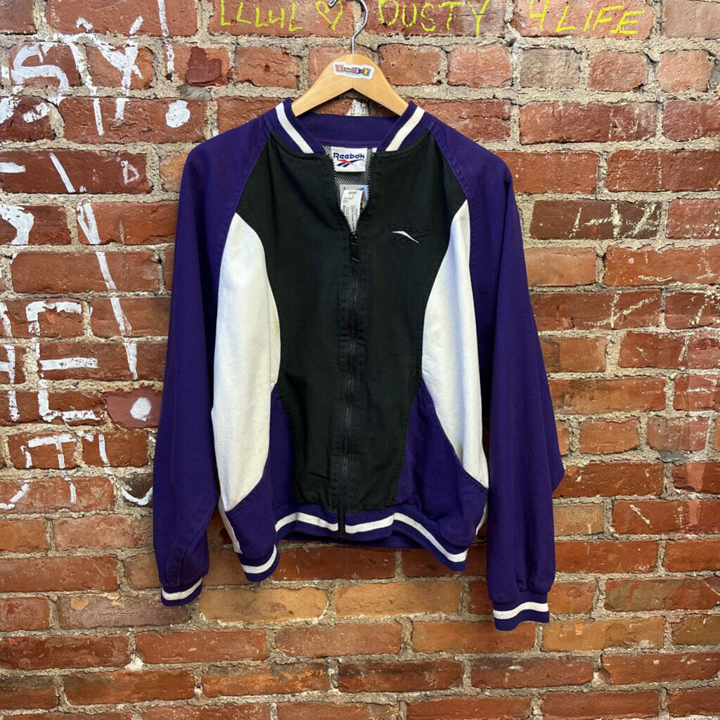 Vintage Reebok Varsity Cotton Jacket Size Medium