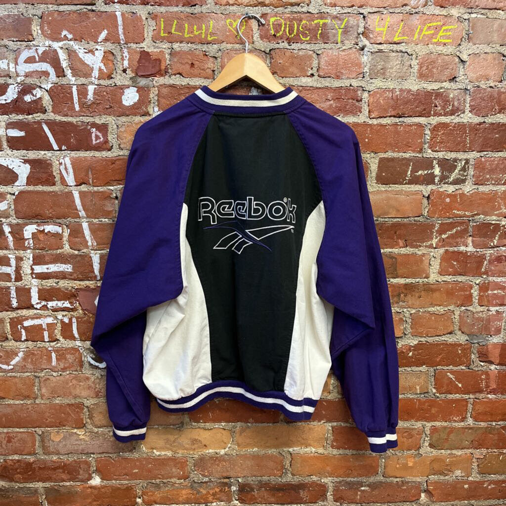 Vintage Reebok Varsity Cotton Jacket Size Medium