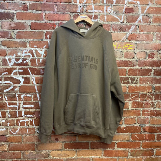 Essentials FOG Hoodie Grey Size XL