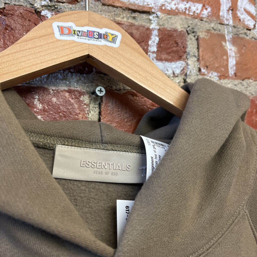 Essentials FOG Hoodie Grey Size XL