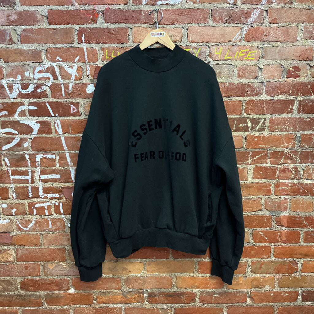 Essentials FOG Crewneck Black Size Large