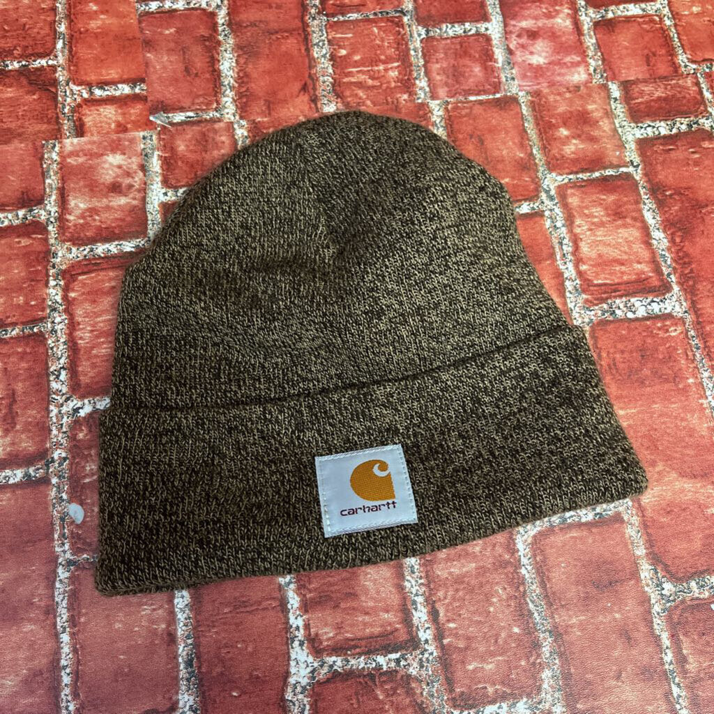 Carhartt Brown Beanie Hat OS