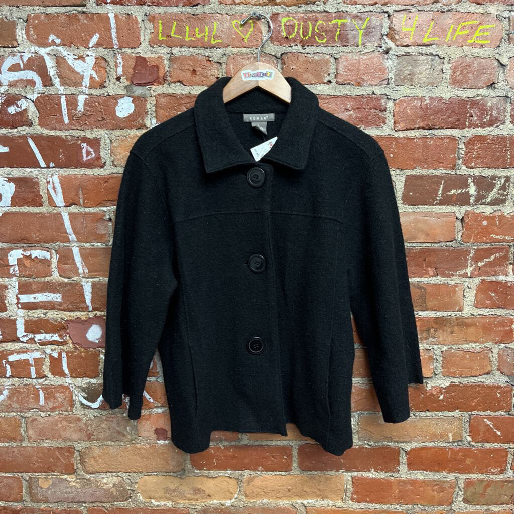 Kenar Wool Jacket Black Size Large