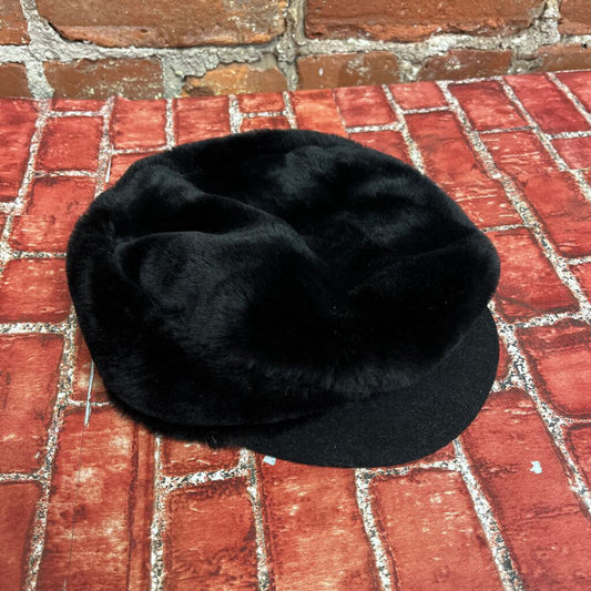 Parkhurst Hat Black Fuzzy Army Style OS