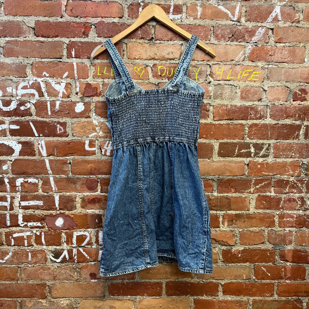 Japna Denim Mini Dress Blue Size M