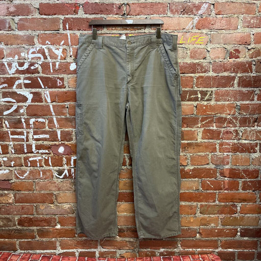 Carhartt Wide Leg Cargo Pants Grey Size 38x30