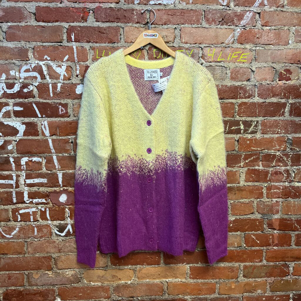 Custom Made Ruined By Moke Arts Cardigan Size M