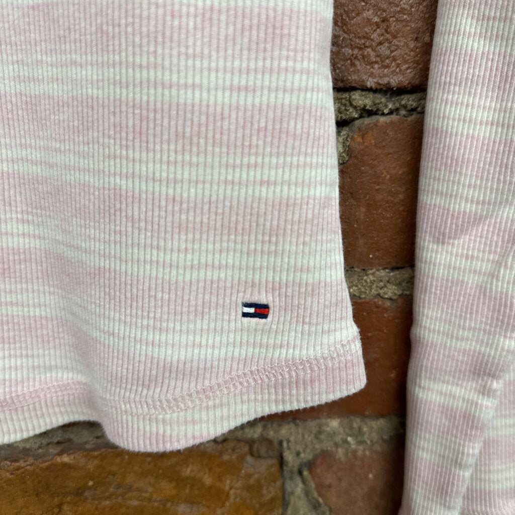 Tommy Hilfiger Striped Turtleneck Pink Size L