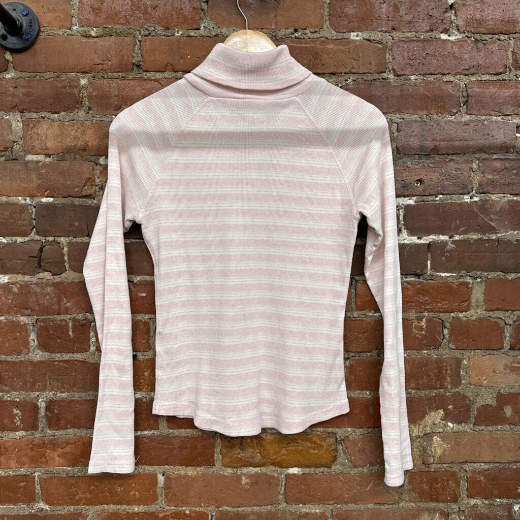 Tommy Hilfiger Striped Turtleneck Pink Size L