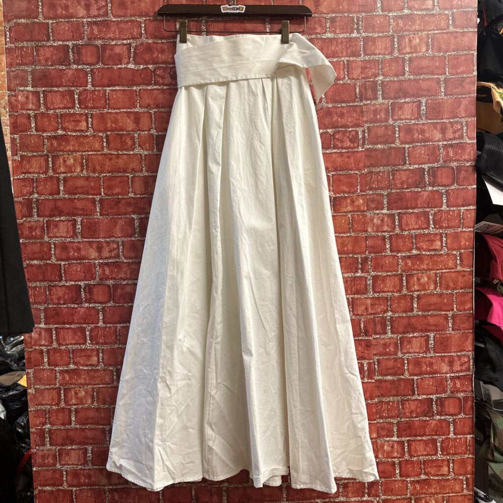 Anthropologie Mare Mare Maxi Skirt White Cotton Size XXS