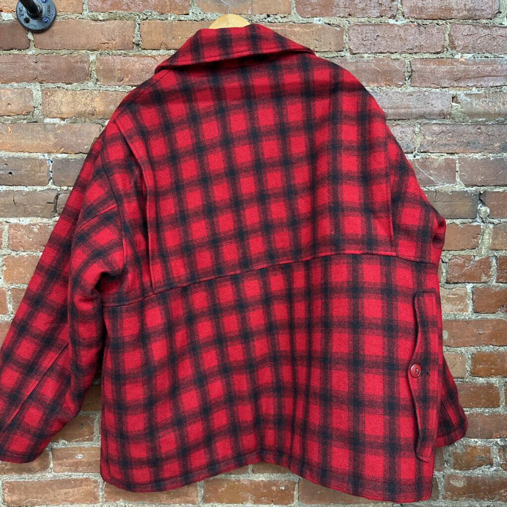 Woolrich Plaid Heavy weight Jacket red Size 2XL