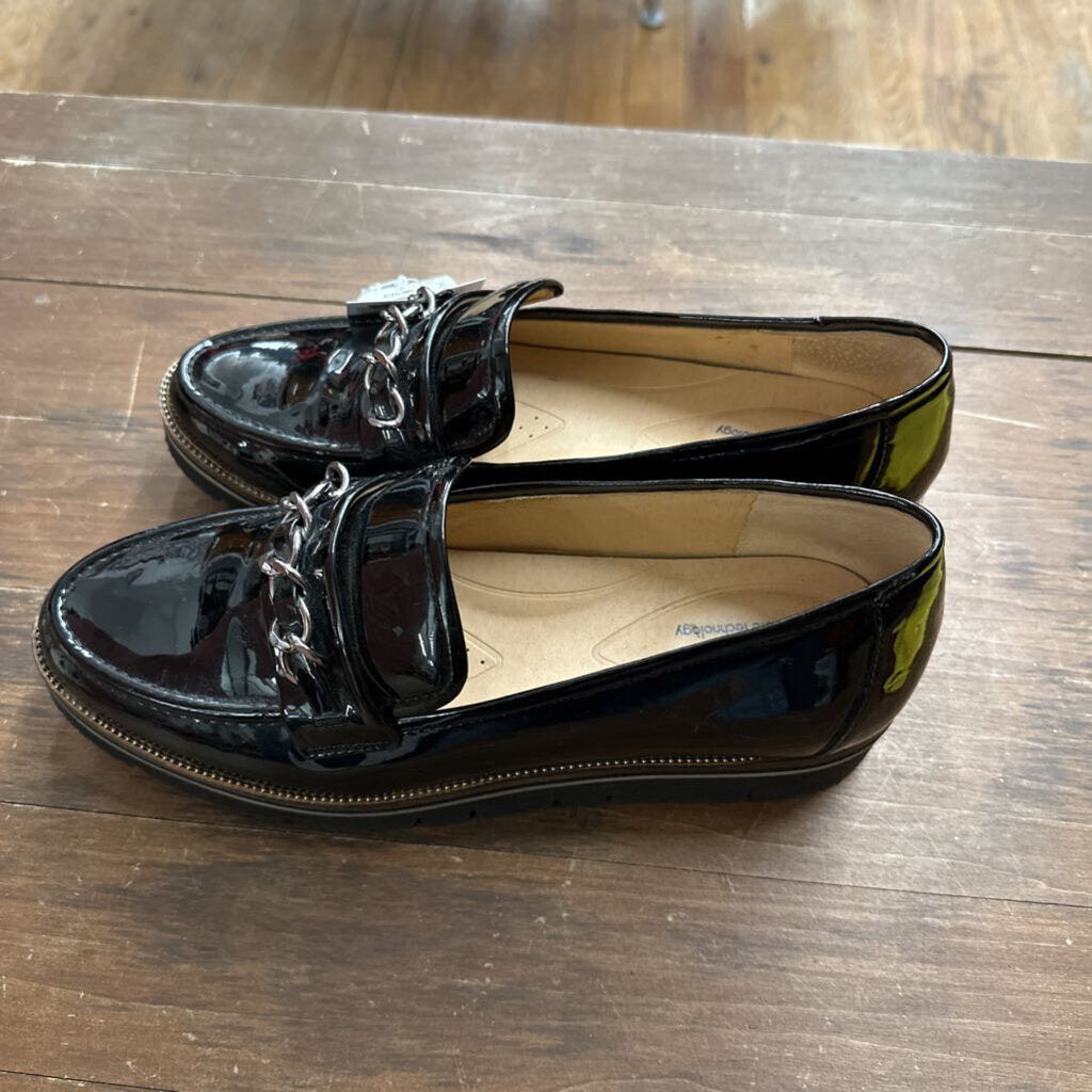 Alex Marie loafers patent leather black Size 9L