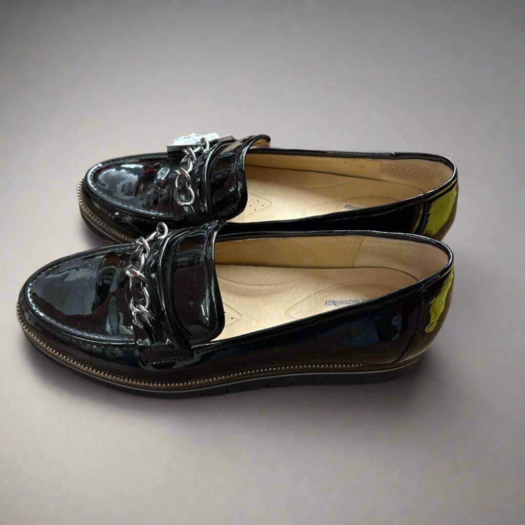 Alex Marie loafers patent leather black Size 9L