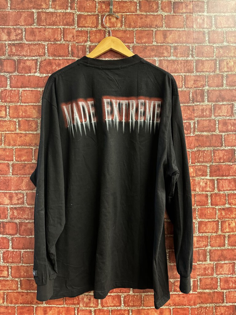 Made Extreme Long Sleeve tee black Size XXL