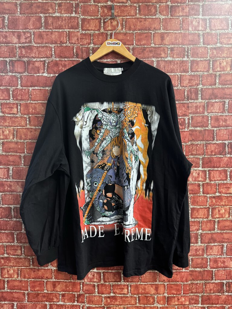 Made Extreme Long Sleeve tee black Size XXL