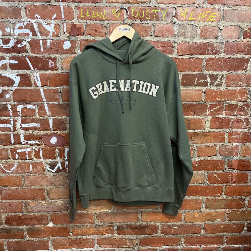 LOCAL ARTIST Grae Hoodie Green Size M