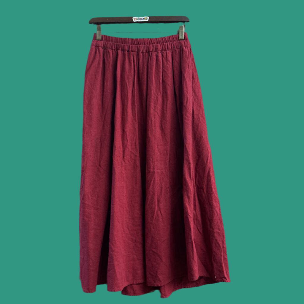 Midi Skirt red Size L