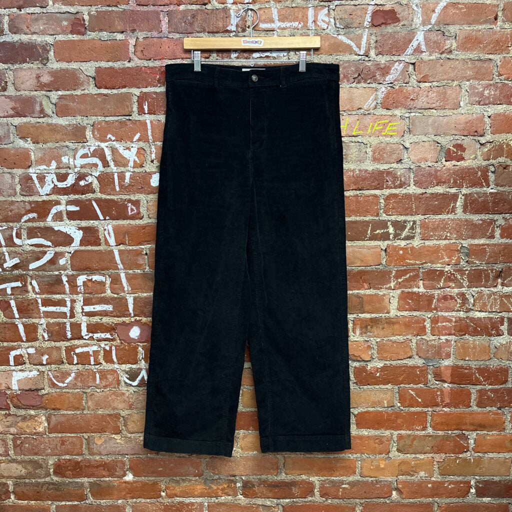 Everlane Size 14 Black Cord Pants