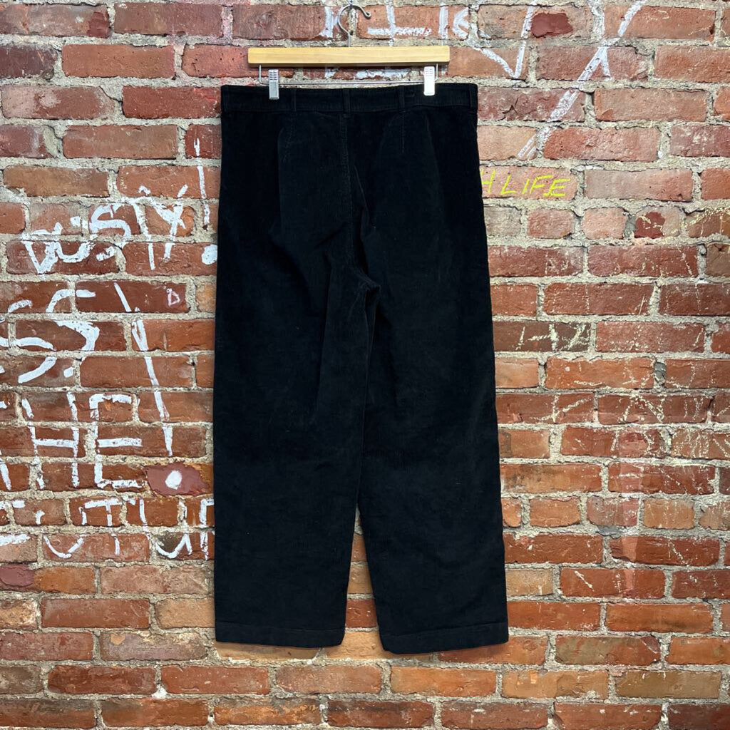 Everlane Size 14 Black Cord Pants