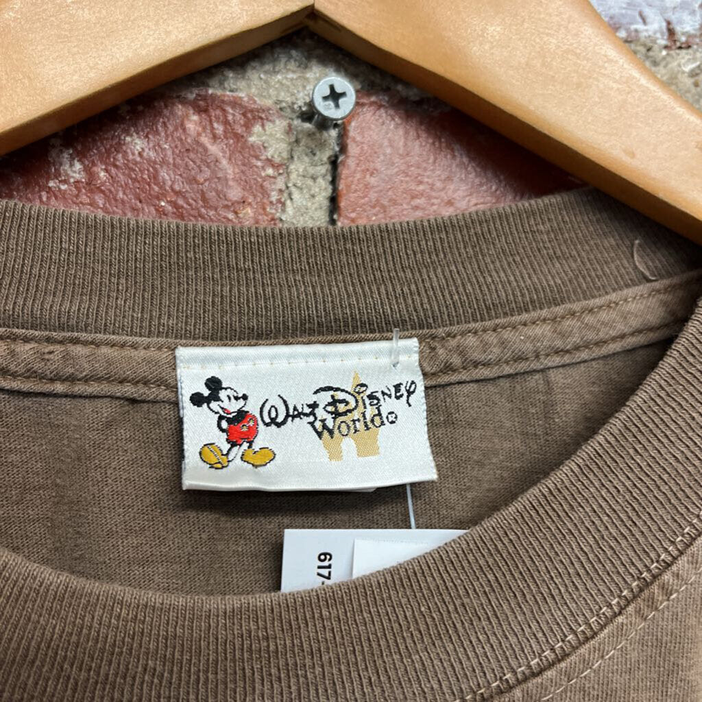 Walt Disney World Mickey Mouse M Brown XXL Tee