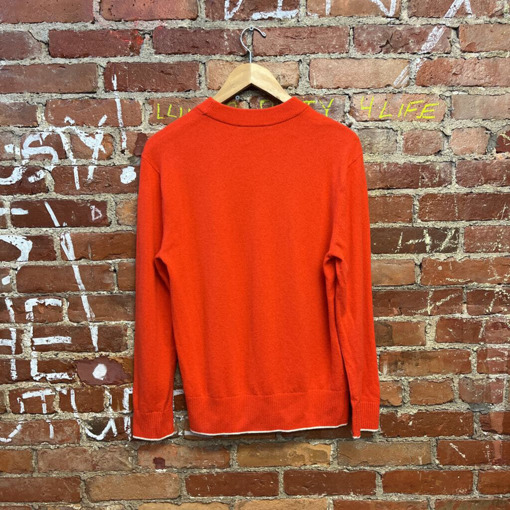 Everlane 100% Cashmere Sweater Orange Size L