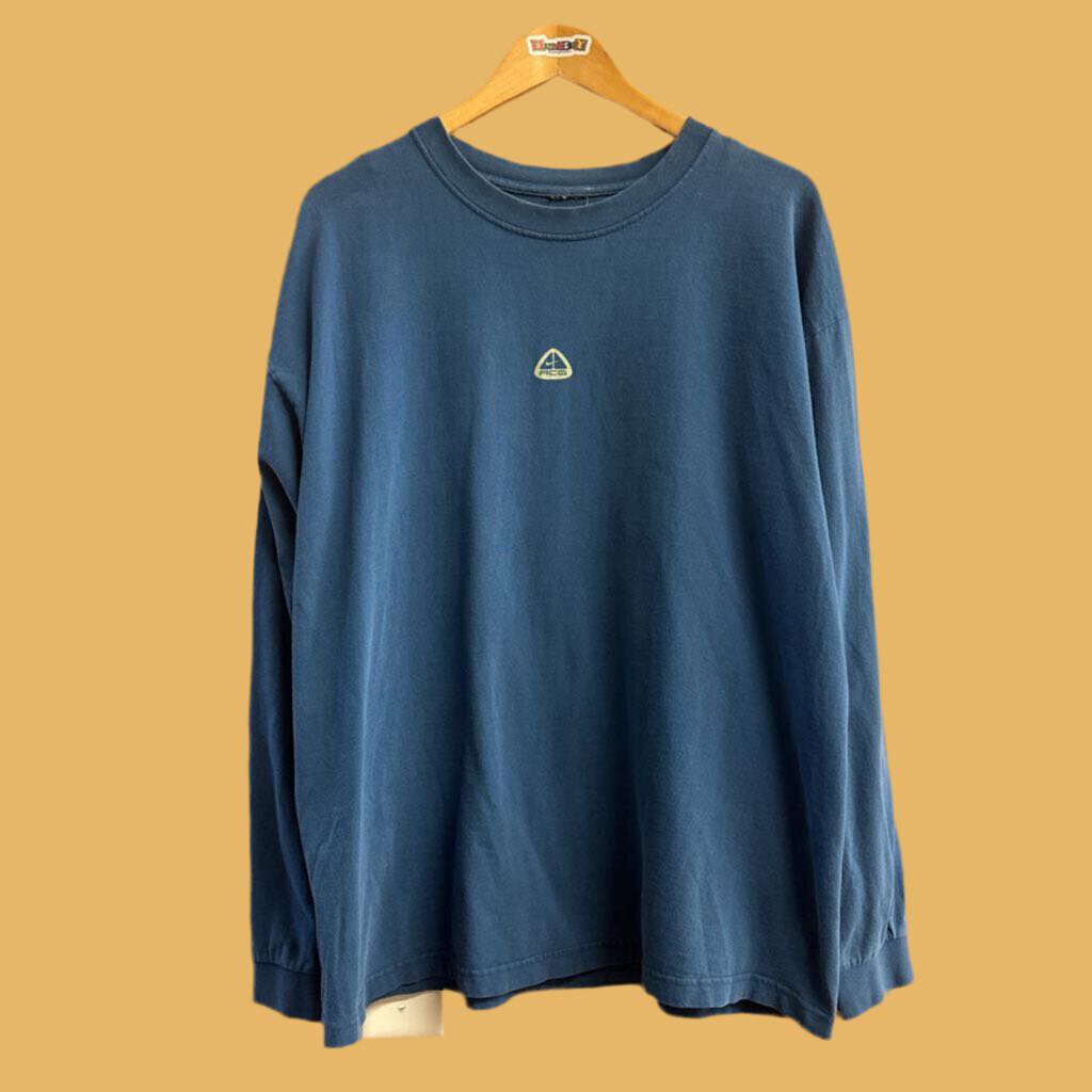 Nike ACG Steep is Good Long Sleeve Tee Blue size L