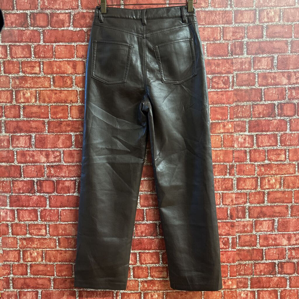 Wilfred Vegan Leather Pants brown Size 2