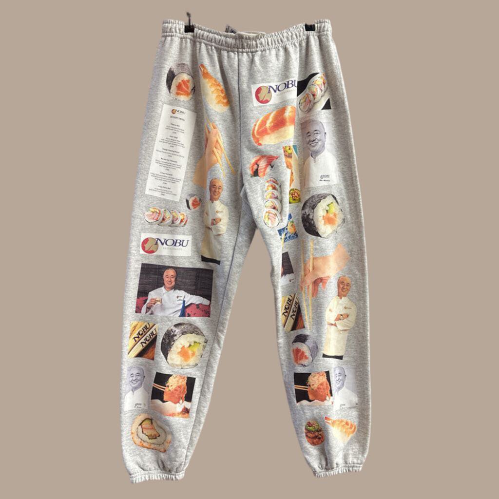 Local Art AOP Nobu Sweatpants Grey Size L