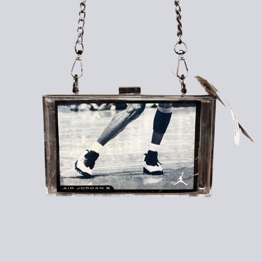 Local Art Wild World Of AK Vintage Jordan Card Resin Bag