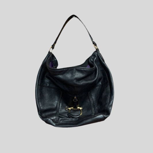 Ralph Lauren Black Leather Handbag OS