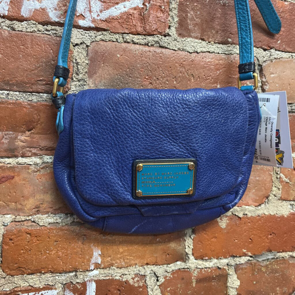 Vintage Marc Jacobs Crossbody Bag Blue OS