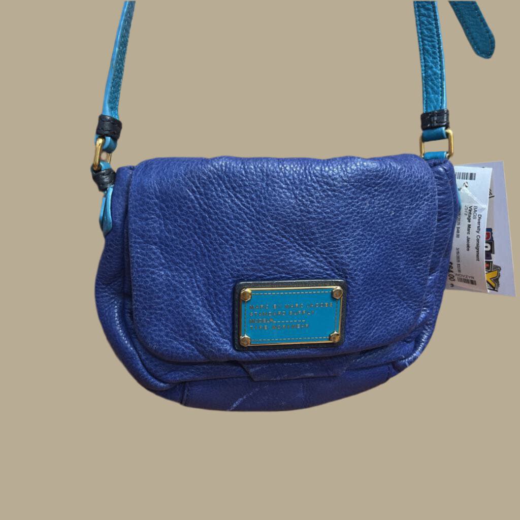 Vintage Marc Jacobs Crossbody Bag Blue OS