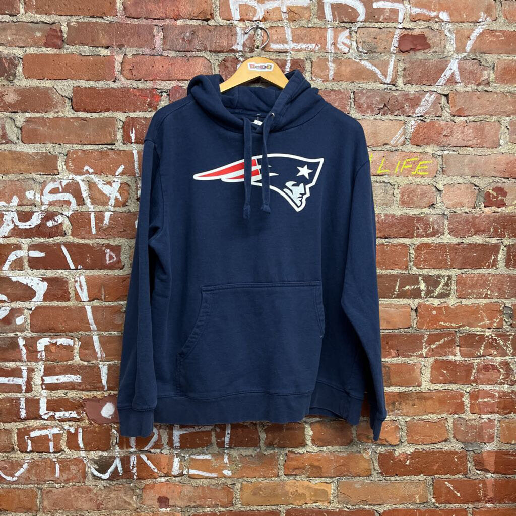 Pro Line Patriots Hoodie Blue Size XL