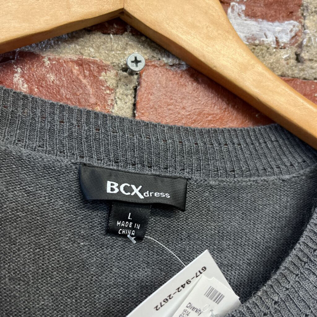 BCX dress Sweater dress Grey Size L