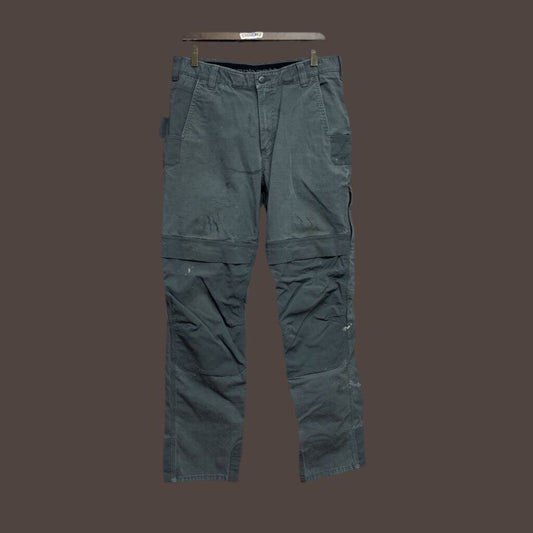 Carhartt Open Knee Cargo Pants Grey Size 34x32