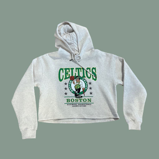 NBA Boston Celtics Cropped Hoodie Size M