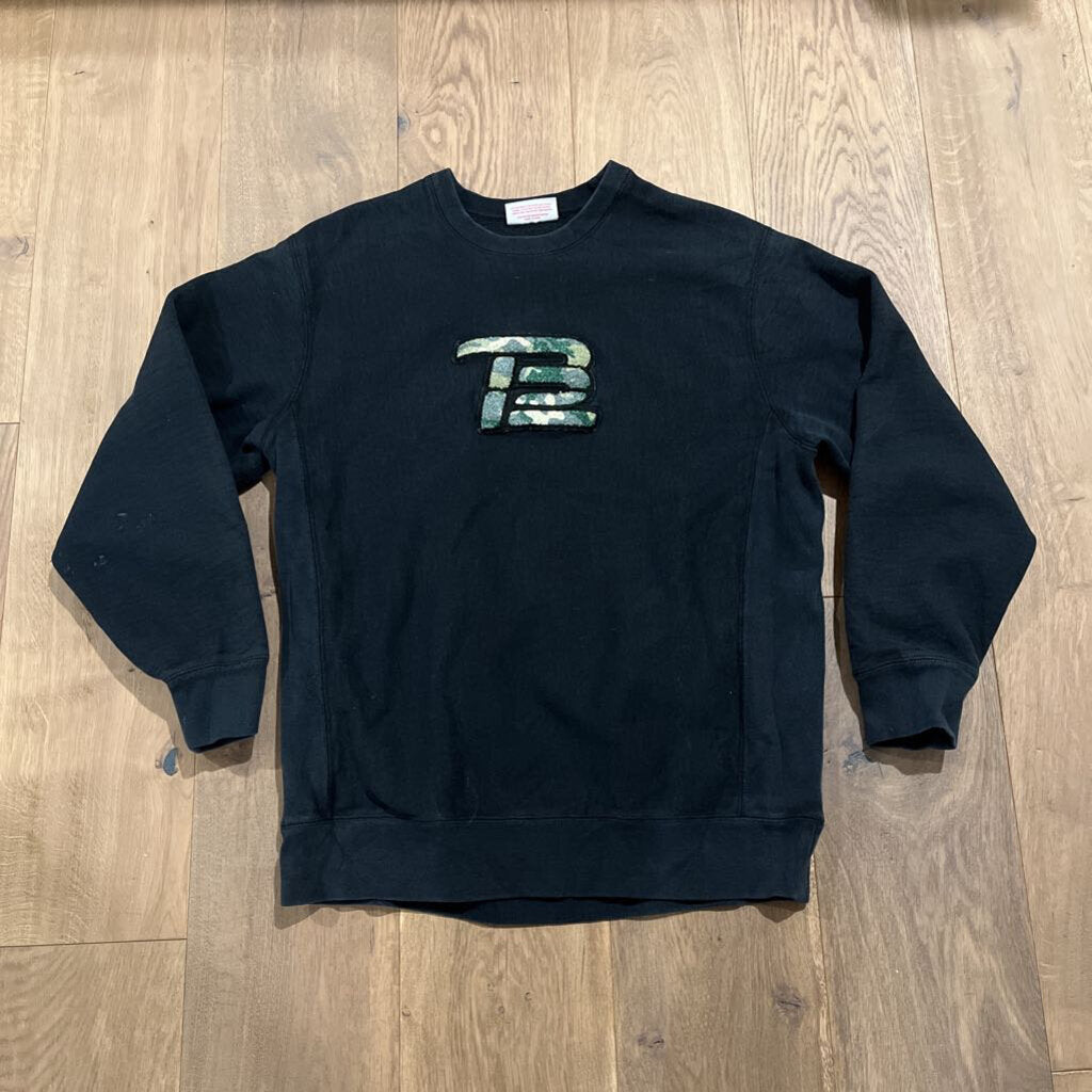 TB12 Original Crewneck Black Size L