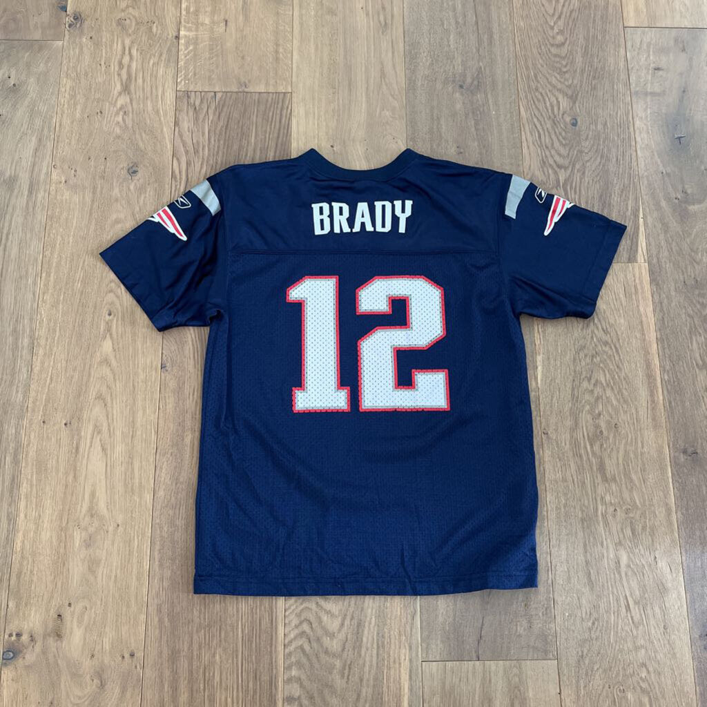 Tom Brady Patriots Jersey Blue Size S