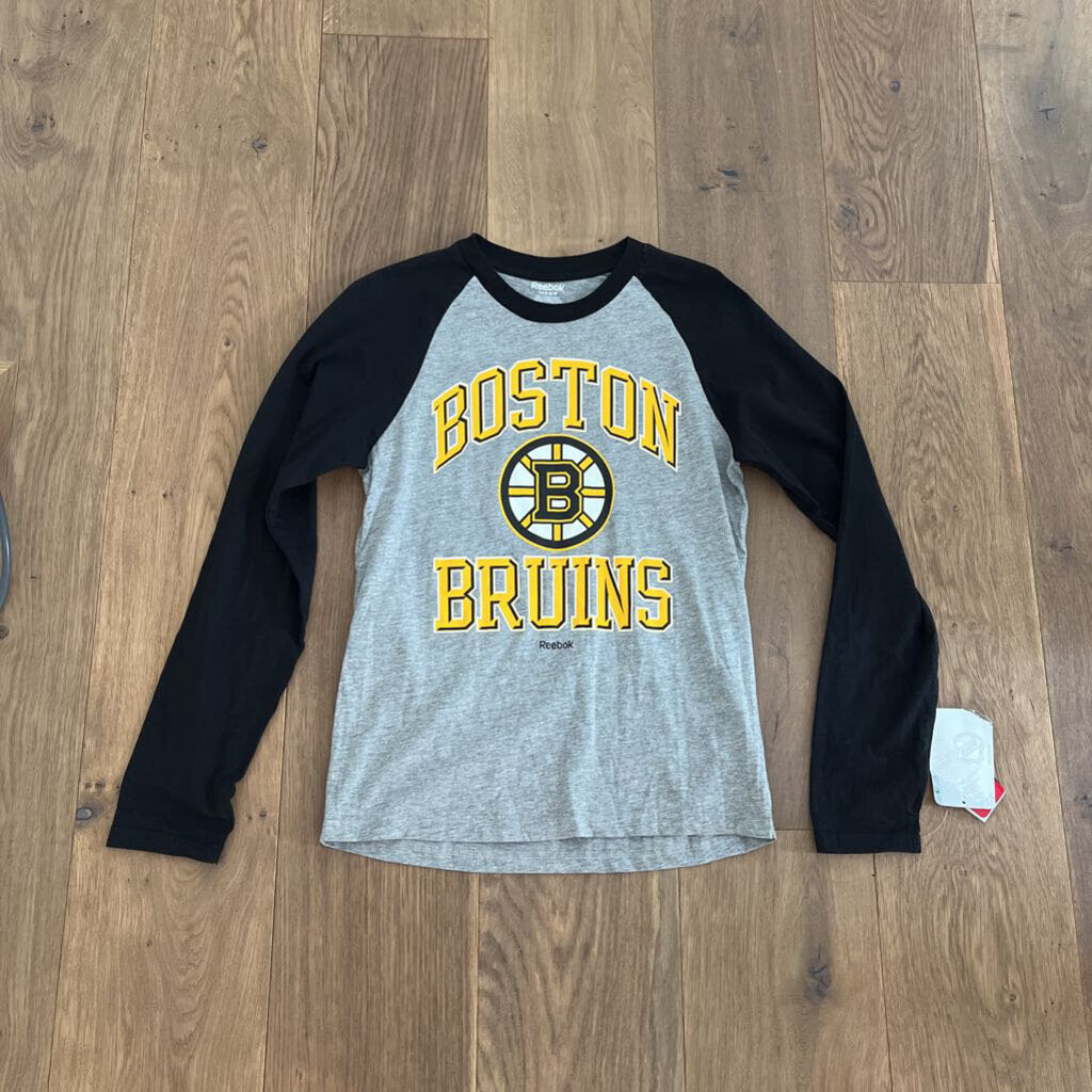 NWT Reebok NHL Bruins Long Sleeve Tee Size S