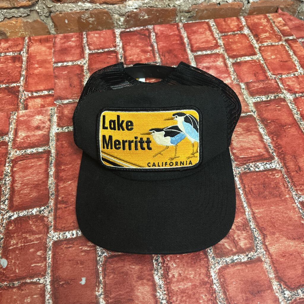 Lake Merritt Hat Blk OS