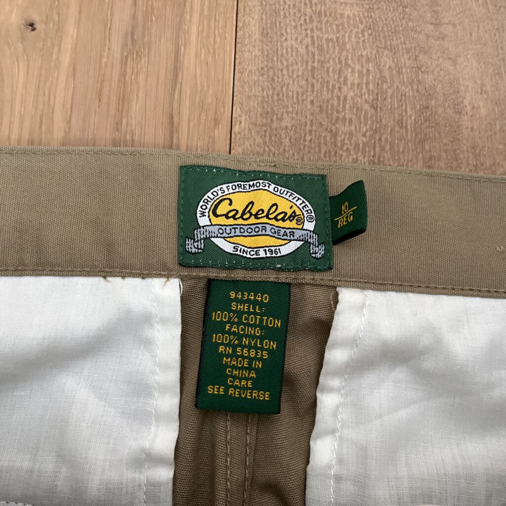 Cabelas Double Knee Work Pants Brown Size 10