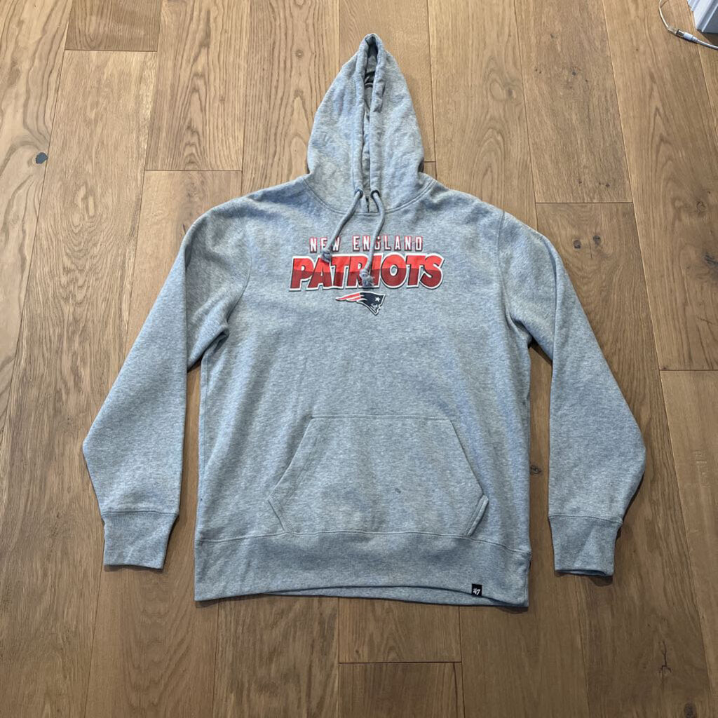 NWT Patriots 47 Brand Hoodie Grey Size XL