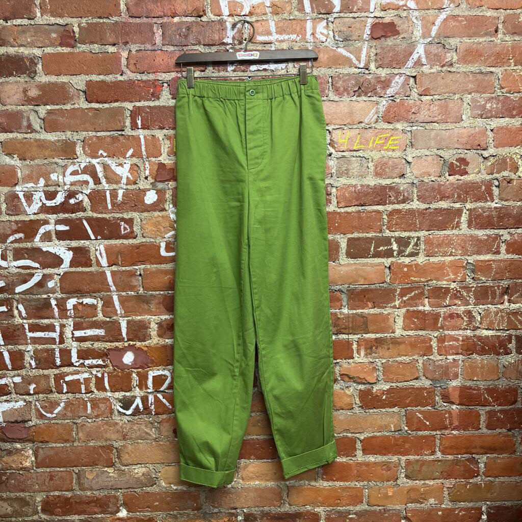 J.Crew VTG Elastic Pants Grn S