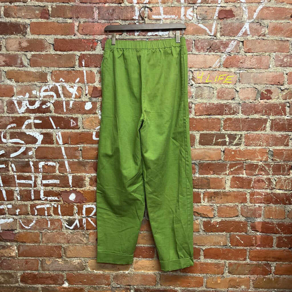 J.Crew VTG Elastic Pants Grn S